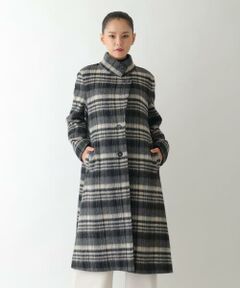 Maison de CINQ / メゾン ドゥ サンク その他アウター | 【小さいサイズ】ウールシャギーチェック柄コート