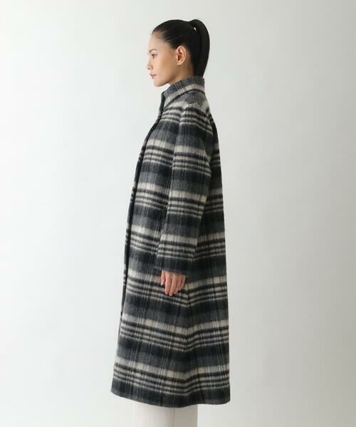 Maison de CINQ / メゾン ドゥ サンク その他アウター | 【小さいサイズ】ウールシャギーチェック柄コート | 詳細1