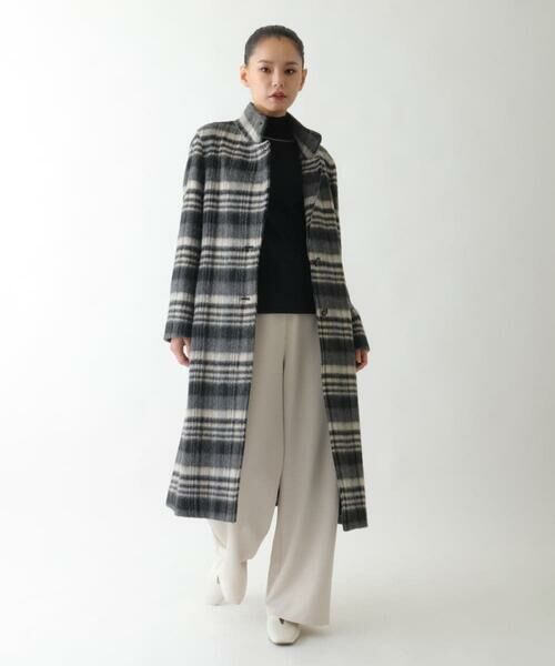 Maison de CINQ / メゾン ドゥ サンク その他アウター | 【小さいサイズ】ウールシャギーチェック柄コート | 詳細15