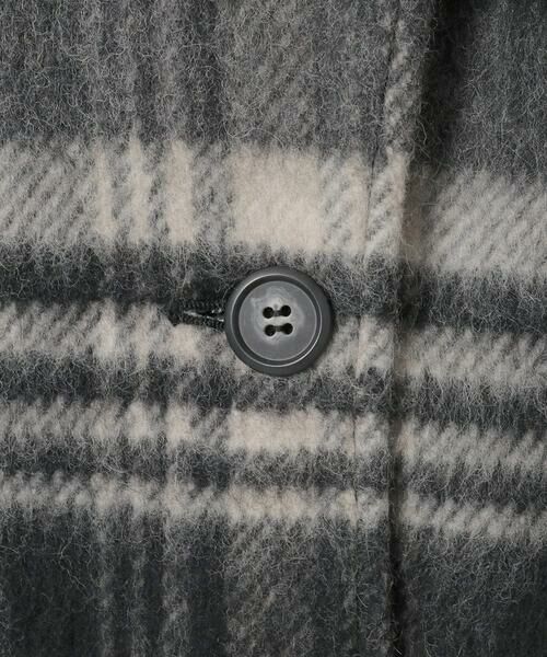 Maison de CINQ / メゾン ドゥ サンク その他アウター | 【小さいサイズ】ウールシャギーチェック柄コート | 詳細21