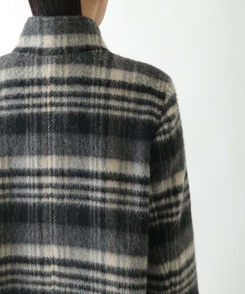 Maison de CINQ / メゾン ドゥ サンク その他アウター | 【小さいサイズ】ウールシャギーチェック柄コート | 詳細4