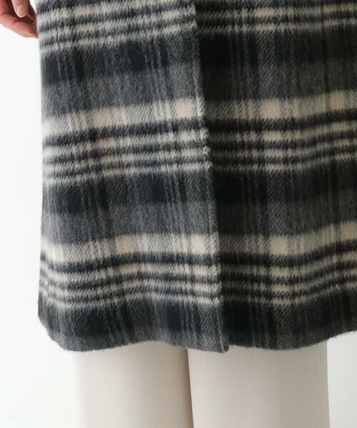 Maison de CINQ / メゾン ドゥ サンク その他アウター | 【小さいサイズ】ウールシャギーチェック柄コート | 詳細7