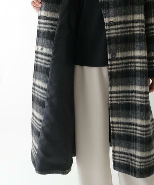 Maison de CINQ / メゾン ドゥ サンク その他アウター | 【小さいサイズ】ウールシャギーチェック柄コート | 詳細8