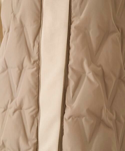 Maison de CINQ / メゾン ドゥ サンク ダウンジャケット・ベスト | 【小さいサイズ】圧着キルトジョイントデザインコート | 詳細10