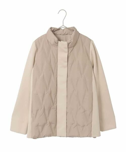 Maison de CINQ / メゾン ドゥ サンク ダウンジャケット・ベスト | 【小さいサイズ】圧着キルトジョイントデザインコート | 詳細18