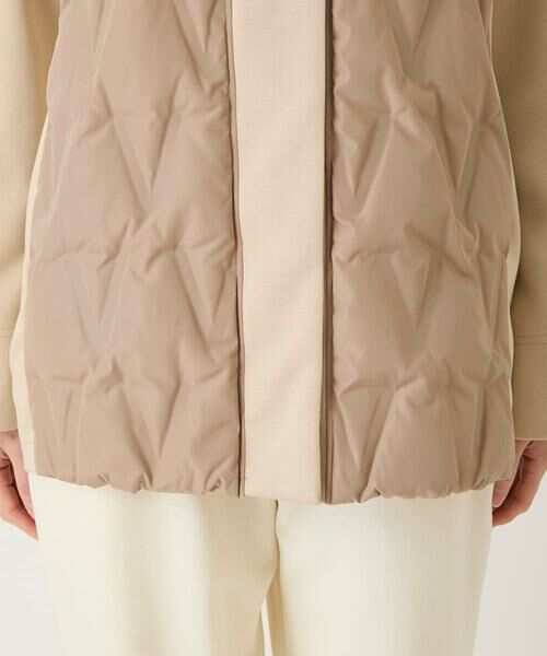 Maison de CINQ / メゾン ドゥ サンク ダウンジャケット・ベスト | 【小さいサイズ】圧着キルトジョイントデザインコート | 詳細9