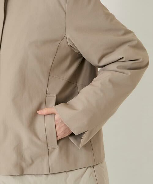 Maison de CINQ / メゾン ドゥ サンク ダウンジャケット・ベスト | 【小さいサイズ】レイヤード風ツイルダウンコート | 詳細11