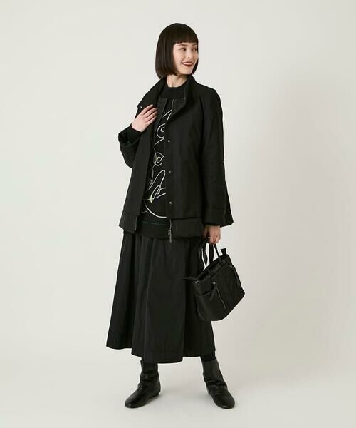 Maison de CINQ / メゾン ドゥ サンク ダウンジャケット・ベスト | 【小さいサイズ】レイヤード風ツイルダウンコート | 詳細21