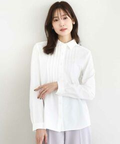 Maison de CINQ / メゾン ドゥ サンク シャツ・ブラウス | 【小さいサイズ】ストレッチジャージシャツ/洗濯機で洗える