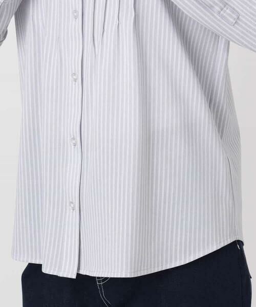 Maison de CINQ / メゾン ドゥ サンク シャツ・ブラウス | 【小さいサイズ】ストレッチジャージシャツ/洗濯機で洗える | 詳細4