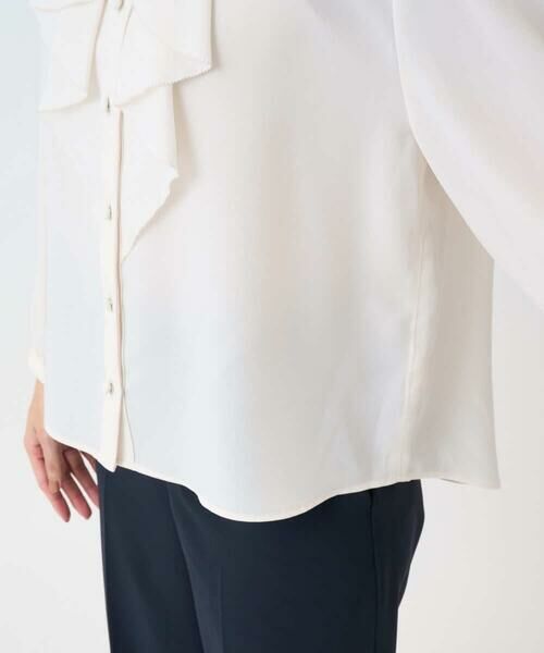 Maison de CINQ / メゾン ドゥ サンク シャツ・ブラウス | 【小さいサイズ】ラッフルフリルブラウス/洗濯機で洗える | 詳細10
