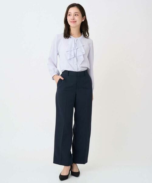 Maison de CINQ / メゾン ドゥ サンク シャツ・ブラウス | 【小さいサイズ】ラッフルフリルブラウス/洗濯機で洗える | 詳細14