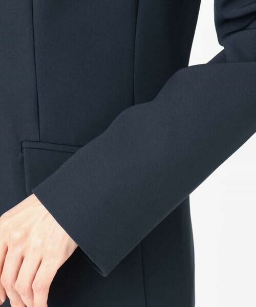 Maison de CINQ / メゾン ドゥ サンク テーラードジャケット | 【小さいサイズ】ダブルクロス カラーレスジャケット/セットアップ対応/洗える | 詳細11