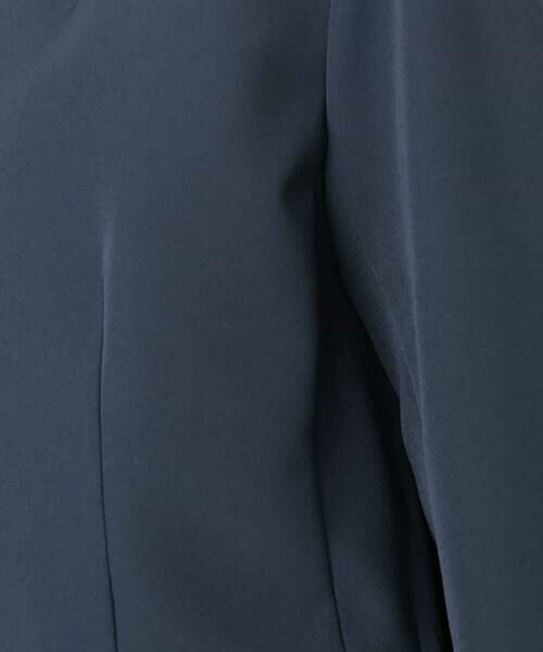 Maison de CINQ / メゾン ドゥ サンク テーラードジャケット | 【小さいサイズ】ダブルクロス カラーレスジャケット/セットアップ対応/洗える | 詳細16