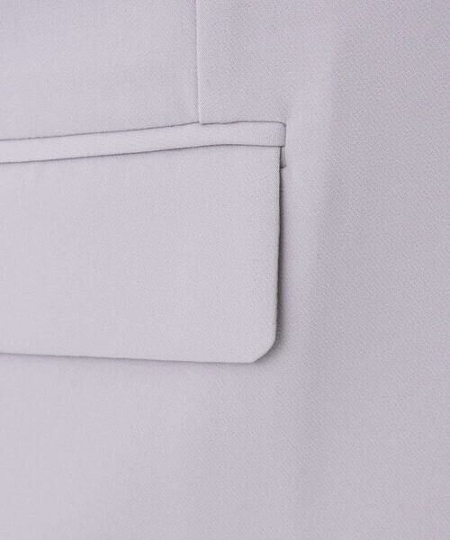 Maison de CINQ / メゾン ドゥ サンク テーラードジャケット | 【小さいサイズ】ダブルクロス カラーレスジャケット/セットアップ対応/洗える | 詳細12