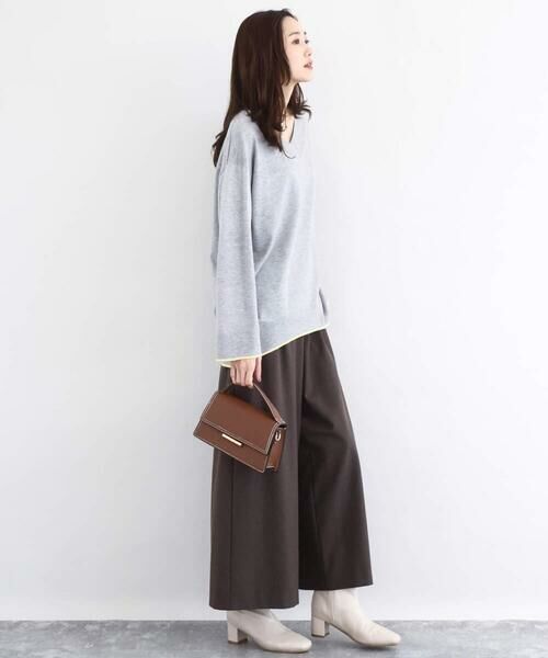 Maison de CINQ / メゾン ドゥ サンク ニット・セーター | 配色ラインVネックニット/洗える | 詳細13