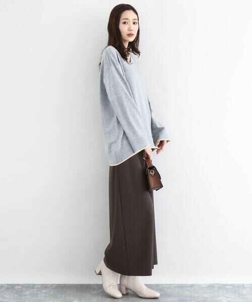 Maison de CINQ / メゾン ドゥ サンク ニット・セーター | 配色ラインVネックニット/洗える | 詳細14