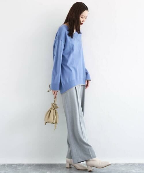 Maison de CINQ / メゾン ドゥ サンク ニット・セーター | 配色ラインVネックニット/洗える | 詳細19