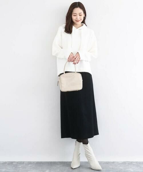 Maison de CINQ / メゾン ドゥ サンク ニット・セーター | クロップド丈ニットフーディー/洗える | 詳細13