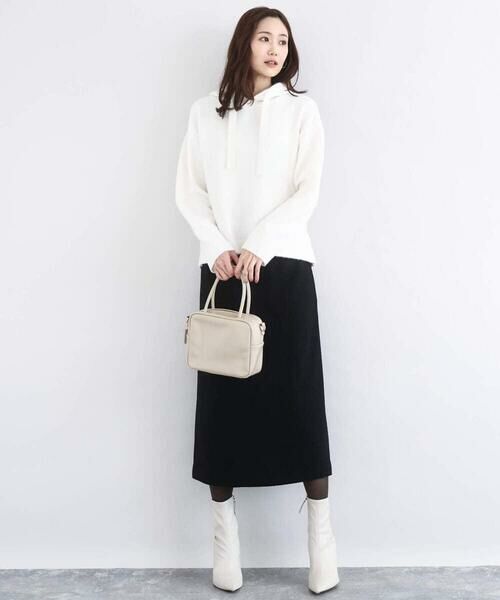 Maison de CINQ / メゾン ドゥ サンク ニット・セーター | クロップド丈ニットフーディー/洗える | 詳細15