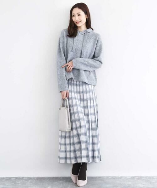 Maison de CINQ / メゾン ドゥ サンク ニット・セーター | クロップド丈ニットフーディー/洗える | 詳細21