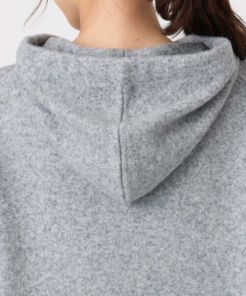 Maison de CINQ / メゾン ドゥ サンク ニット・セーター | クロップド丈ニットフーディー/洗える | 詳細7