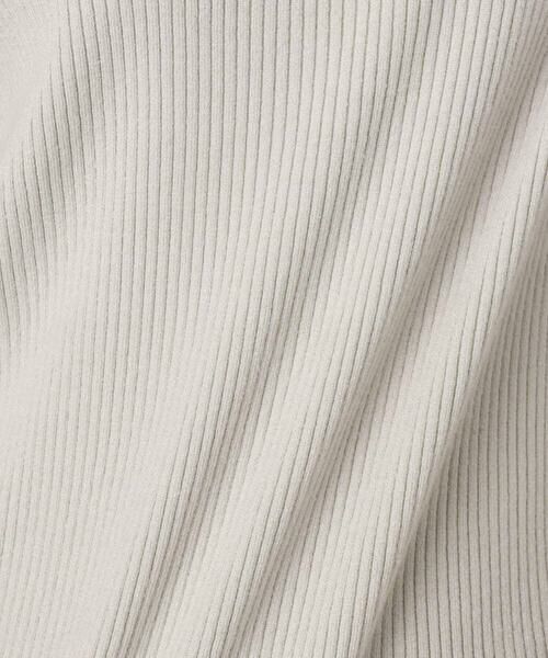 Maison de CINQ / メゾン ドゥ サンク ニット・セーター | 千鳥格子柄シフォンレイヤード風ハイゲージニット/洗える | 詳細11