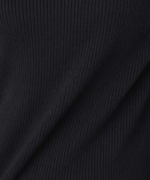 Maison de CINQ / メゾン ドゥ サンク ニット・セーター | 千鳥格子柄シフォンレイヤード風ハイゲージニット/洗える | 詳細14