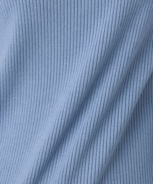 Maison de CINQ / メゾン ドゥ サンク ニット・セーター | 千鳥格子柄シフォンレイヤード風ハイゲージニット/洗える | 詳細8