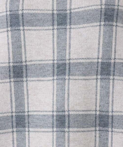 Maison de CINQ / メゾン ドゥ サンク ニット・セーター | チェック柄ニットプルオーバー/洗える | 詳細9