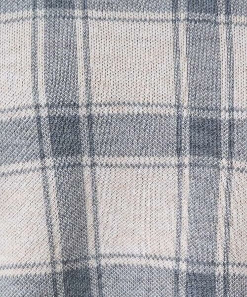 Maison de CINQ / メゾン ドゥ サンク ニット・セーター | 【小さいサイズ】チェック柄ニットプルオーバー/洗える | 詳細12