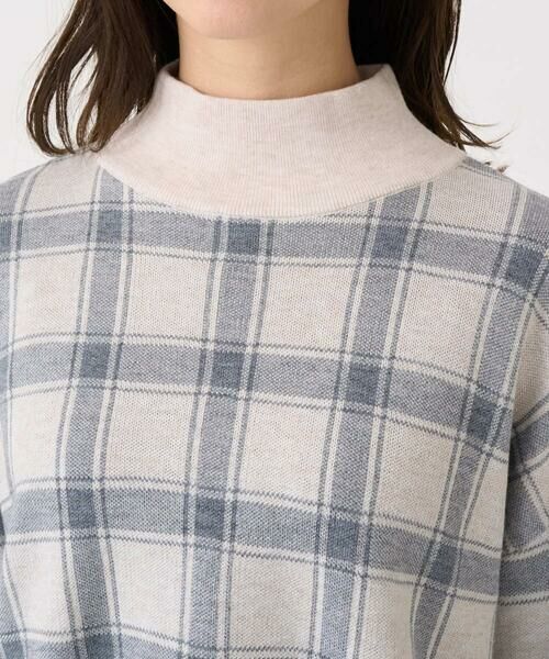 Maison de CINQ / メゾン ドゥ サンク ニット・セーター | 【小さいサイズ】チェック柄ニットプルオーバー/洗える | 詳細9