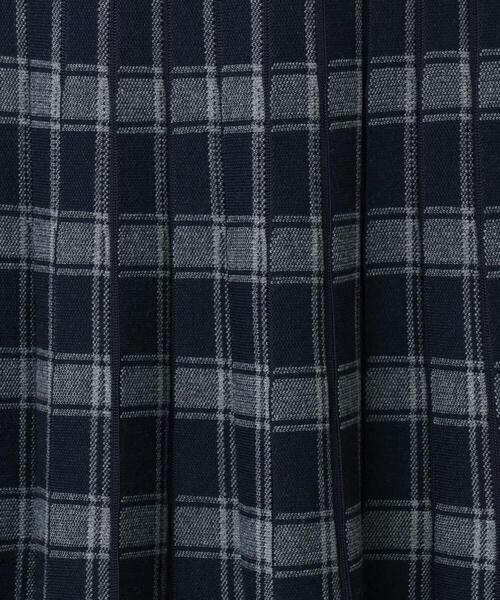 Maison de CINQ / メゾン ドゥ サンク ロング・マキシ丈スカート | チェック柄プリーツニットスカート/洗える | 詳細7