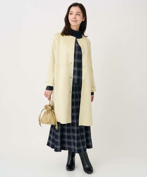 Maison de CINQ / メゾン ドゥ サンク ロング・マキシ丈スカート | 【小さいサイズ】チェック柄プリーツニットスカート/洗える | 詳細21