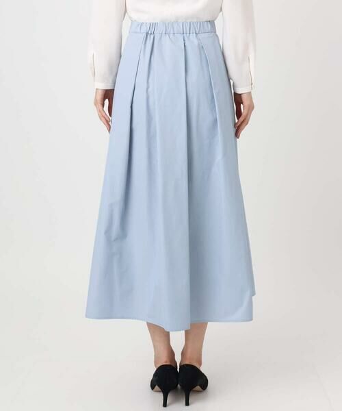 Maison de CINQ / メゾン ドゥ サンク ロング・マキシ丈スカート | メモリータフタ タックフレアスカート/洗濯機で洗える | 詳細5