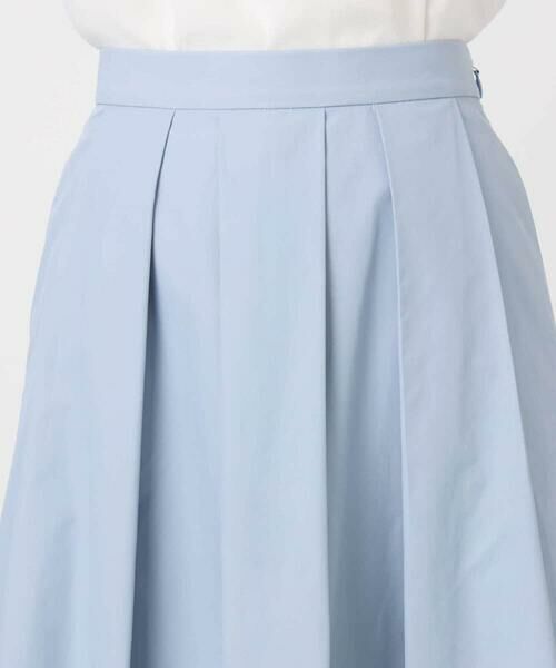 Maison de CINQ / メゾン ドゥ サンク ロング・マキシ丈スカート | メモリータフタ タックフレアスカート/洗濯機で洗える | 詳細6