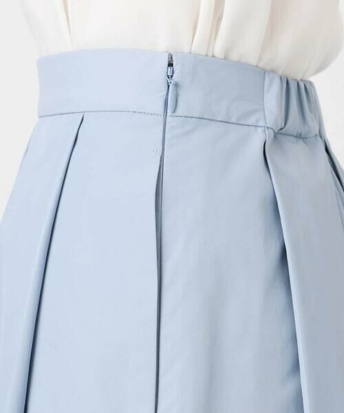 Maison de CINQ / メゾン ドゥ サンク ロング・マキシ丈スカート | メモリータフタ タックフレアスカート/洗濯機で洗える | 詳細7