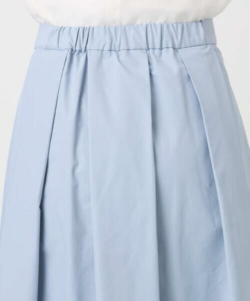 Maison de CINQ / メゾン ドゥ サンク ロング・マキシ丈スカート | メモリータフタ タックフレアスカート/洗濯機で洗える | 詳細8