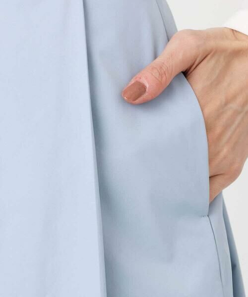 Maison de CINQ / メゾン ドゥ サンク ロング・マキシ丈スカート | メモリータフタ タックフレアスカート/洗濯機で洗える | 詳細9