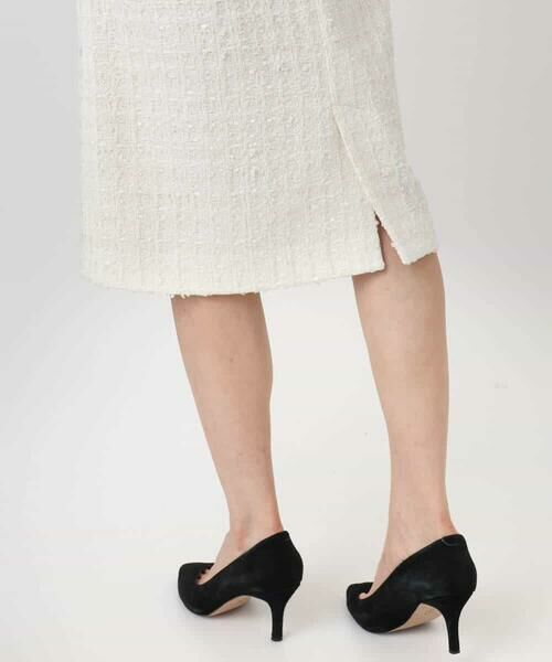 Maison de CINQ / メゾン ドゥ サンク ミニ・ひざ丈スカート | 【小さいサイズ】ファンシーツイードスカート/セットアップ対応/洗える | 詳細21