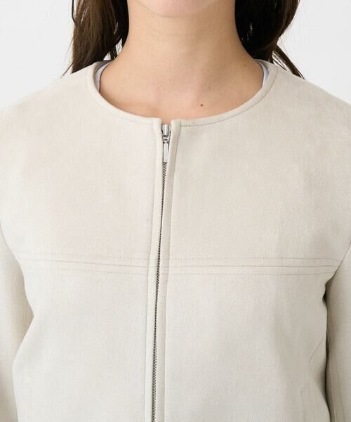 Maison de CINQ / メゾン ドゥ サンク その他アウター | 【小さいサイズ】フェイクスウェードショートブルゾン/洗える | 詳細11