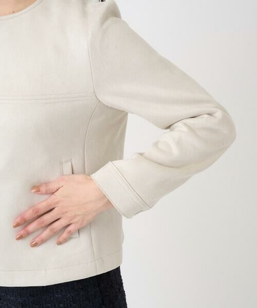 Maison de CINQ / メゾン ドゥ サンク その他アウター | 【小さいサイズ】フェイクスウェードショートブルゾン/洗える | 詳細12