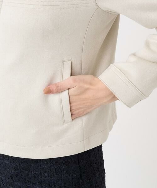 Maison de CINQ / メゾン ドゥ サンク その他アウター | 【小さいサイズ】フェイクスウェードショートブルゾン/洗える | 詳細13