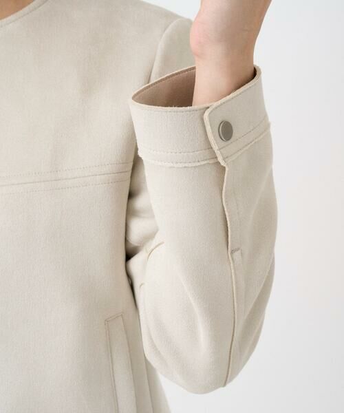 Maison de CINQ / メゾン ドゥ サンク その他アウター | 【小さいサイズ】フェイクスウェードショートブルゾン/洗える | 詳細15