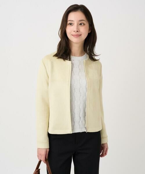 Maison de CINQ / メゾン ドゥ サンク その他アウター | 【小さいサイズ】フェイクスウェードショートブルゾン/洗える | 詳細2