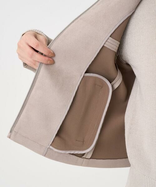 Maison de CINQ / メゾン ドゥ サンク その他アウター | 【小さいサイズ】フェイクスウェードショートブルゾン/洗える | 詳細20