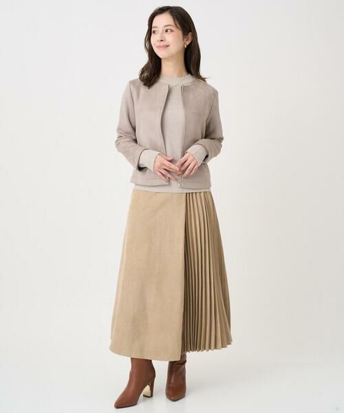 Maison de CINQ / メゾン ドゥ サンク その他アウター | 【小さいサイズ】フェイクスウェードショートブルゾン/洗える | 詳細23