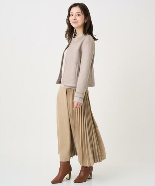 Maison de CINQ / メゾン ドゥ サンク その他アウター | 【小さいサイズ】フェイクスウェードショートブルゾン/洗える | 詳細24