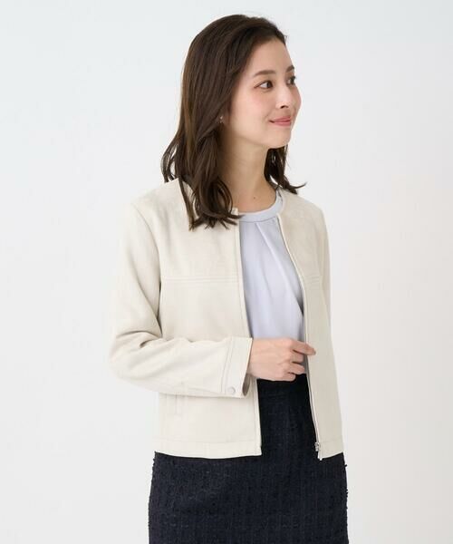 Maison de CINQ / メゾン ドゥ サンク その他アウター | 【小さいサイズ】フェイクスウェードショートブルゾン/洗える | 詳細5