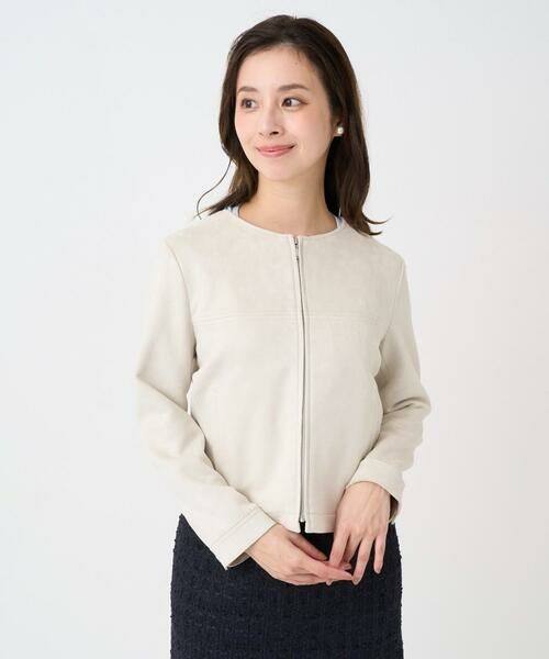 Maison de CINQ / メゾン ドゥ サンク その他アウター | 【小さいサイズ】フェイクスウェードショートブルゾン/洗える | 詳細6